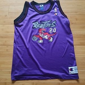 Rare Raptors Stoudamire basketball jersey Champion
